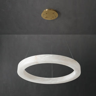 Plotuvyn Lustre Anneau Albâtre Luxe Salon