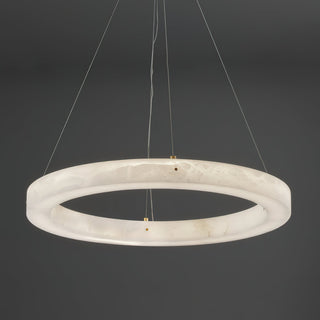 Plotuvyn Lustre Anneau Albâtre Luxe Salon