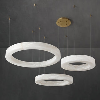 Plotuvyn Lustre Anneau Albâtre Luxe Salon