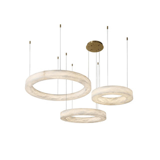 Plotuvyn Lustre Anneau Albâtre Luxe Salon