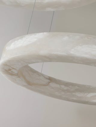 Plotuvyn Lustre Anneau Albâtre Luxe Salon