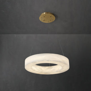 Plotuvyn Lustre Anneau Albâtre Luxe Salon