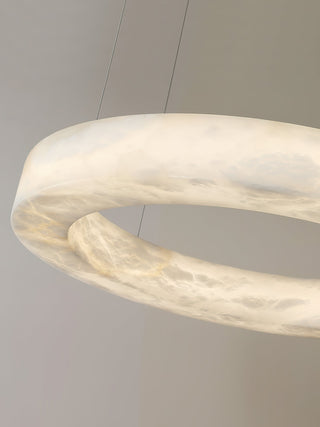 Plotuvyn Lustre Anneau Albâtre Luxe Salon