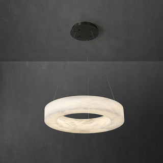 Plotuvyn Lustre Anneau Albâtre Luxe Salon