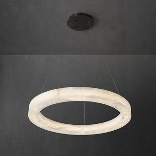 Plotuvyn Lustre Anneau Albâtre Luxe Salon