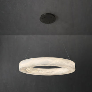 Plotuvyn Lustre Anneau Albâtre Luxe Salon