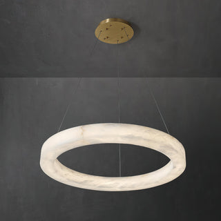 Plotuvyn Lustre Anneau Albâtre Luxe Salon