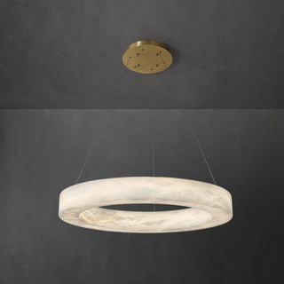 Plotuvyn Lustre Anneau Albâtre Luxe Salon