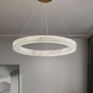 Plotuvyn Lustre Anneau Albâtre Luxe Salon