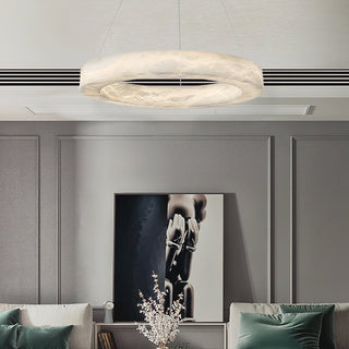 Plotuvyn Lustre Anneau Albâtre Luxe Salon