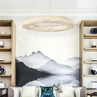 Plotuvyn Lustre Anneau Albâtre Luxe Salon