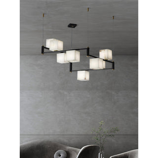 Ostruvye Lustre Albâtre Boîte Créativité Salon