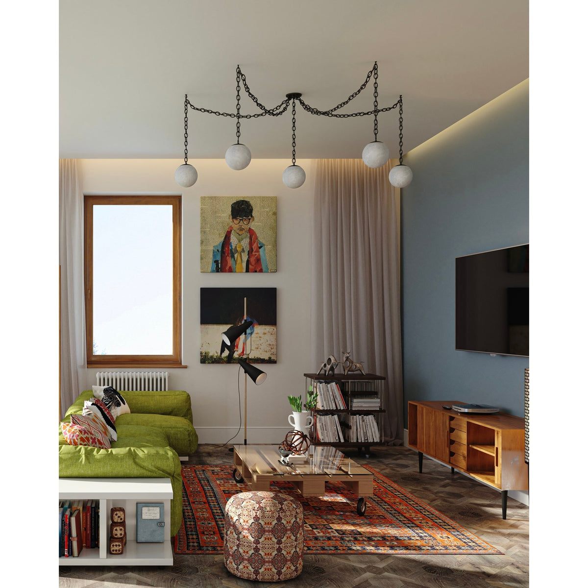 Marveil Suspension en Albâtre