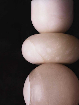 Rauduvyn Suspension Totem Moderne en Albâtre