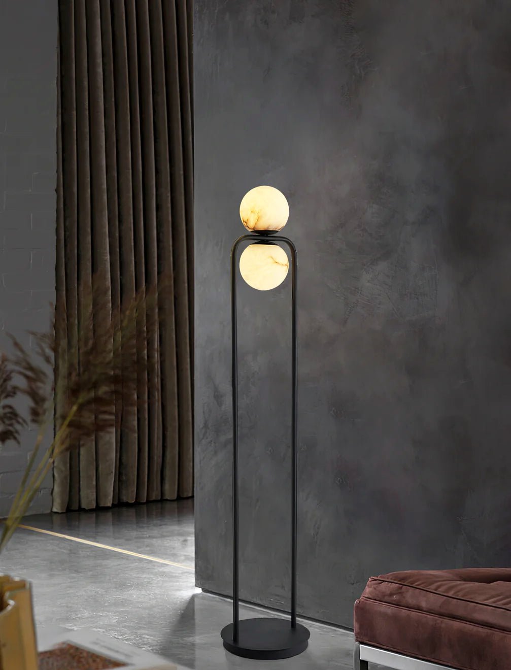 Callista Lampadaire en Albâtre Minimaliste