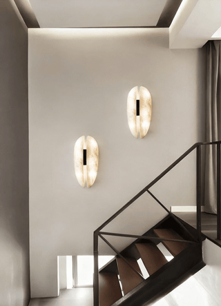 Alabaster Veil Wall Sconce-Neutral Decor