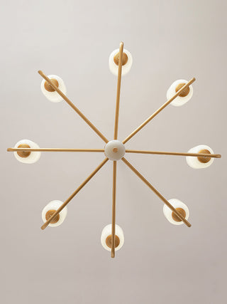 Sifuvyn Lustre Géométrique en Verre Moderne Salon