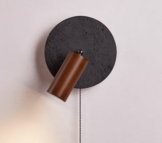 Jaxlen Applique Murale en Travertin Noir