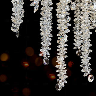 Lustra Lustre Doré Cristal Branche Élégant