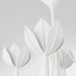 Alberto Lustre Laiton Floral Moderne Salon
