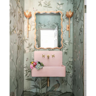 Clira Applique Murale en Laiton Lotus Bloom