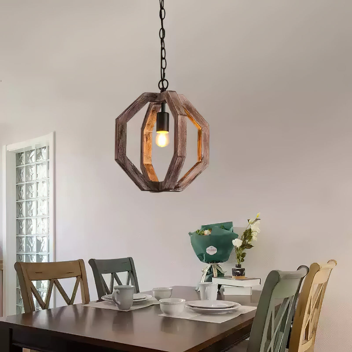 Tinduvyi Suspension Métal Créativité Individuelle Salon