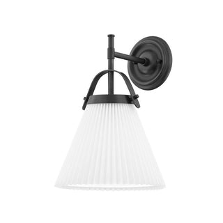 Pure Lampe Murale Plissée En Tissu Et Laiton Élégance Premium
