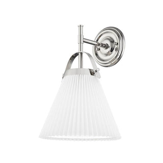 Pure Lampe Murale Plissée En Tissu Et Laiton Élégance Premium