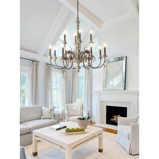 Waegnuvyn Lustre Métal Bougie Traditionnel Salon