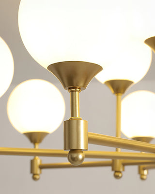Solara Élégant Verre Lustre