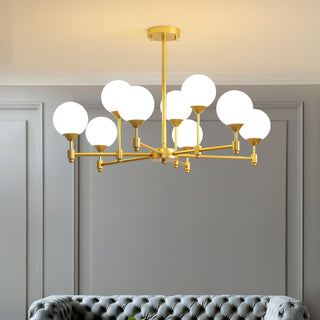 Solara Élégant Verre Lustre