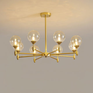 Solara Élégant Verre Lustre