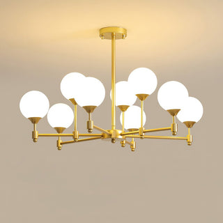 Solara Élégant Verre Lustre