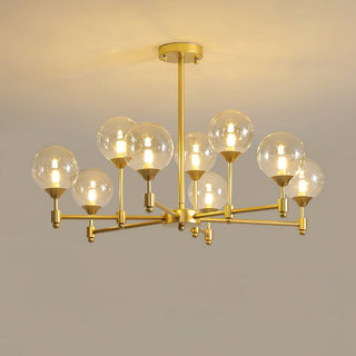 Solara Élégant Verre Lustre