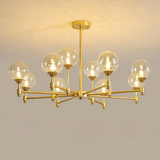 Solara Élégant Verre Lustre