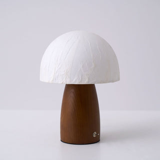 Nimbus Lampe de Table en Bois Et Tissu