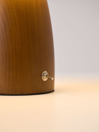Nimbus Lampe de Table en Bois Et Tissu