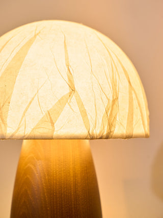 Nimbus Lampe de Table en Bois Et Tissu