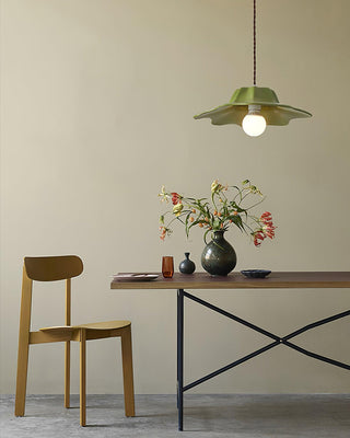 Nyrosis Lampe suspendue confortable en résine