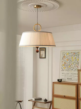Zavaran Suspension en Bois Naturel et Tissu-Luire