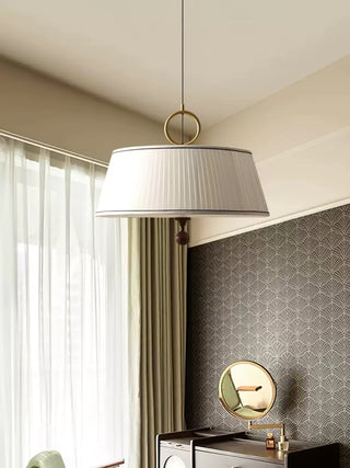 Zavaran Suspension en Bois Naturel et Tissu-Luire