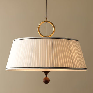 Zavaran Suspension en Bois Naturel et Tissu-Luire
