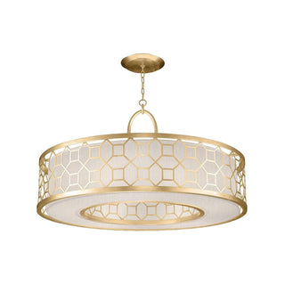 Arshaor Suspension Ronde en Cuivre et Verre Élégante
