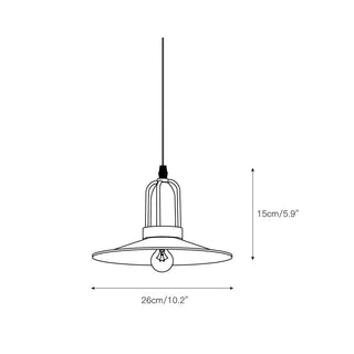 Yrvuvyi Suspension en Métal Industrielle Moderne Minimaliste