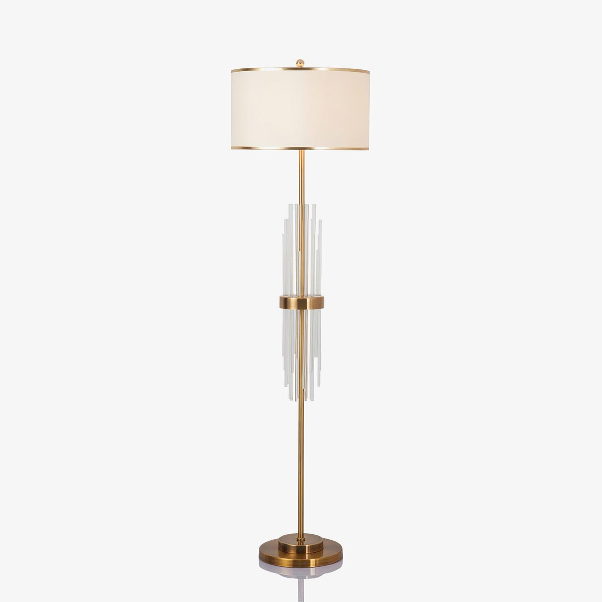 Regalian Lampadaire en Tissu Contemporaine