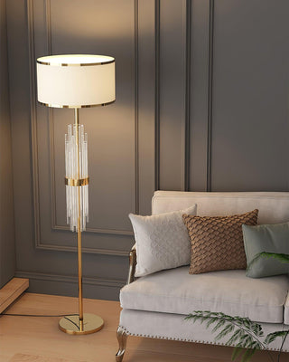 Regalian Lampadaire en Tissu Contemporaine