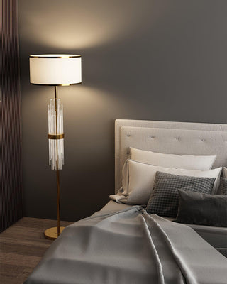 Regalian Lampadaire en Tissu Contemporaine