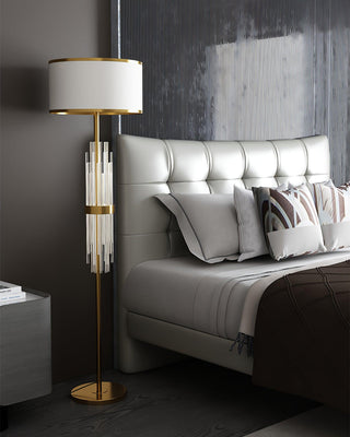 Regalian Lampadaire en Tissu Contemporaine