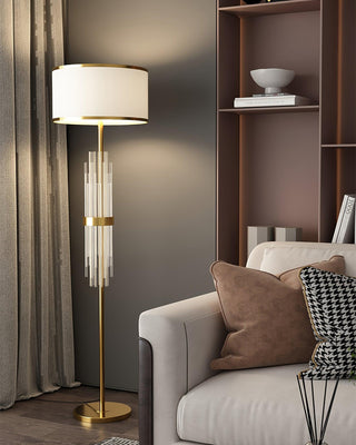 Regalian Lampadaire en Tissu Contemporaine