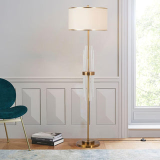 Regalian Lampadaire en Tissu Contemporaine